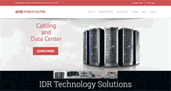 Desktop Screenshot of idrtechnologysolutions.com