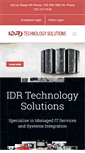 Mobile Screenshot of idrtechnologysolutions.com