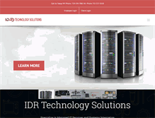 Tablet Screenshot of idrtechnologysolutions.com